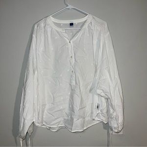 White Old Navy Blouse